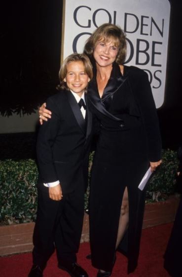 Claudine Gonsalves with her son Jonathan Thomas Taylor
